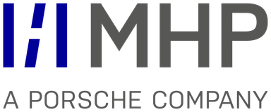 MHP A Porsche Company Logo
